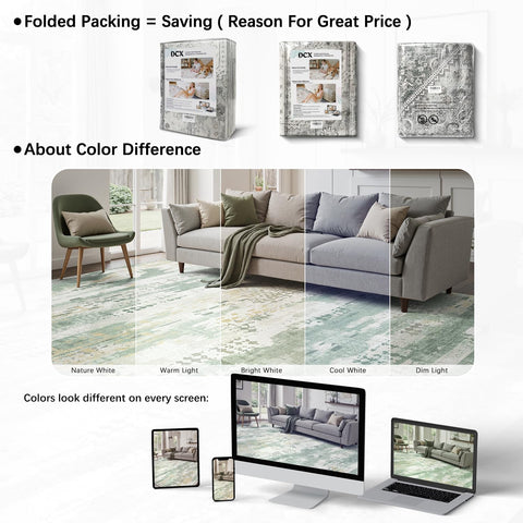 DCX Reinforced Edges Rug designed for durability in high-traffic areas.