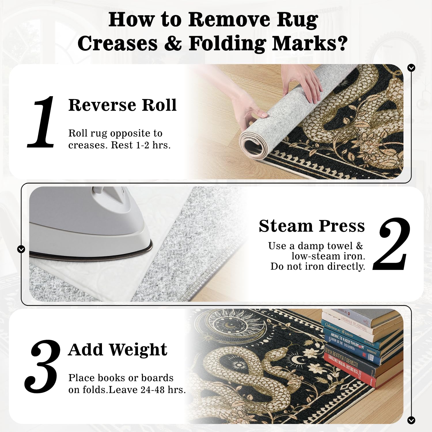 DCX Washable Snake Rug dining room-setup suits versatile spaces with easy cleaning