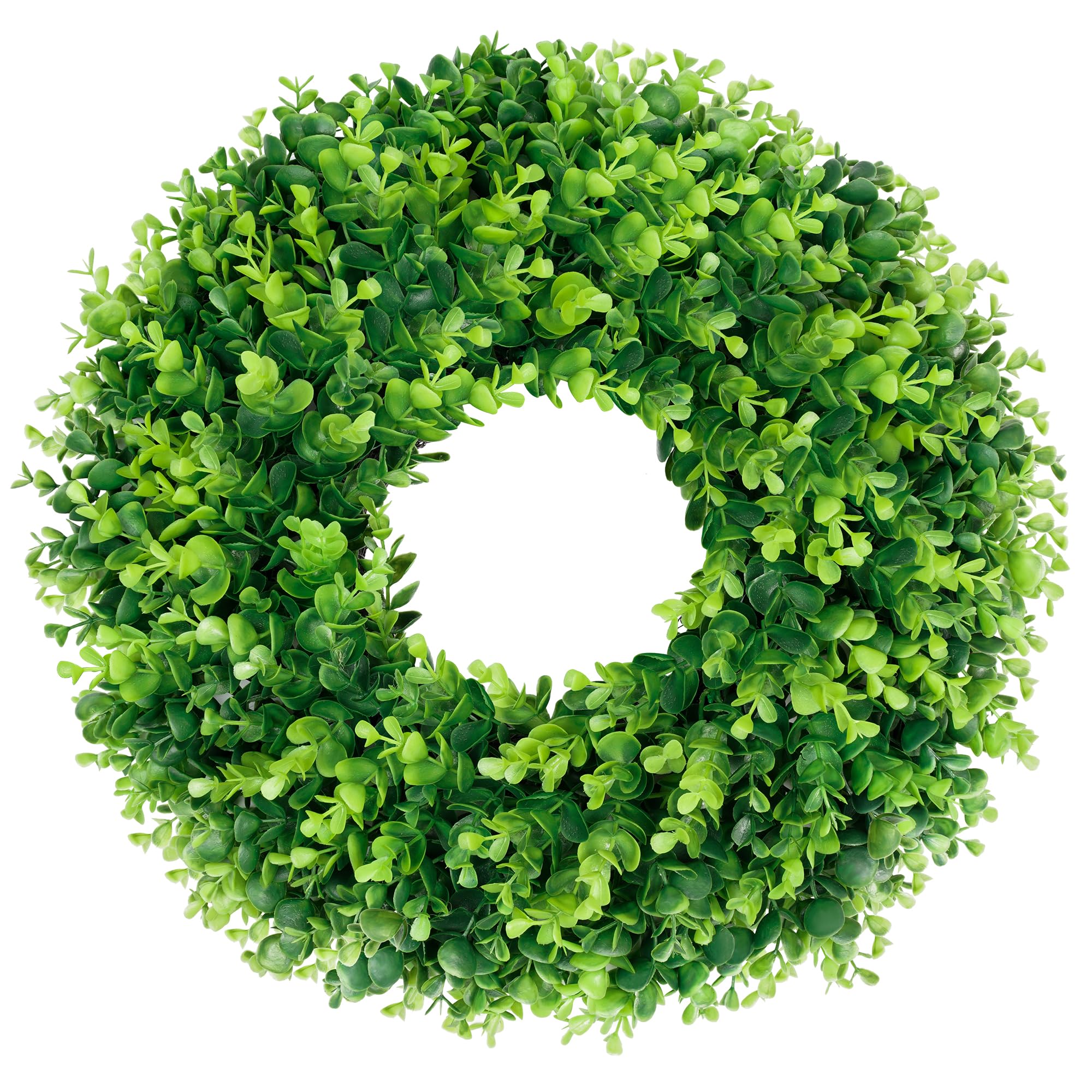 DDHS boxwood wreath front door 16-18in boosts curb appeal year-round.