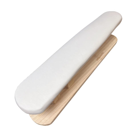 DE-LIANG padded chest sleeve board with wooden base for precise sleeve pressing
