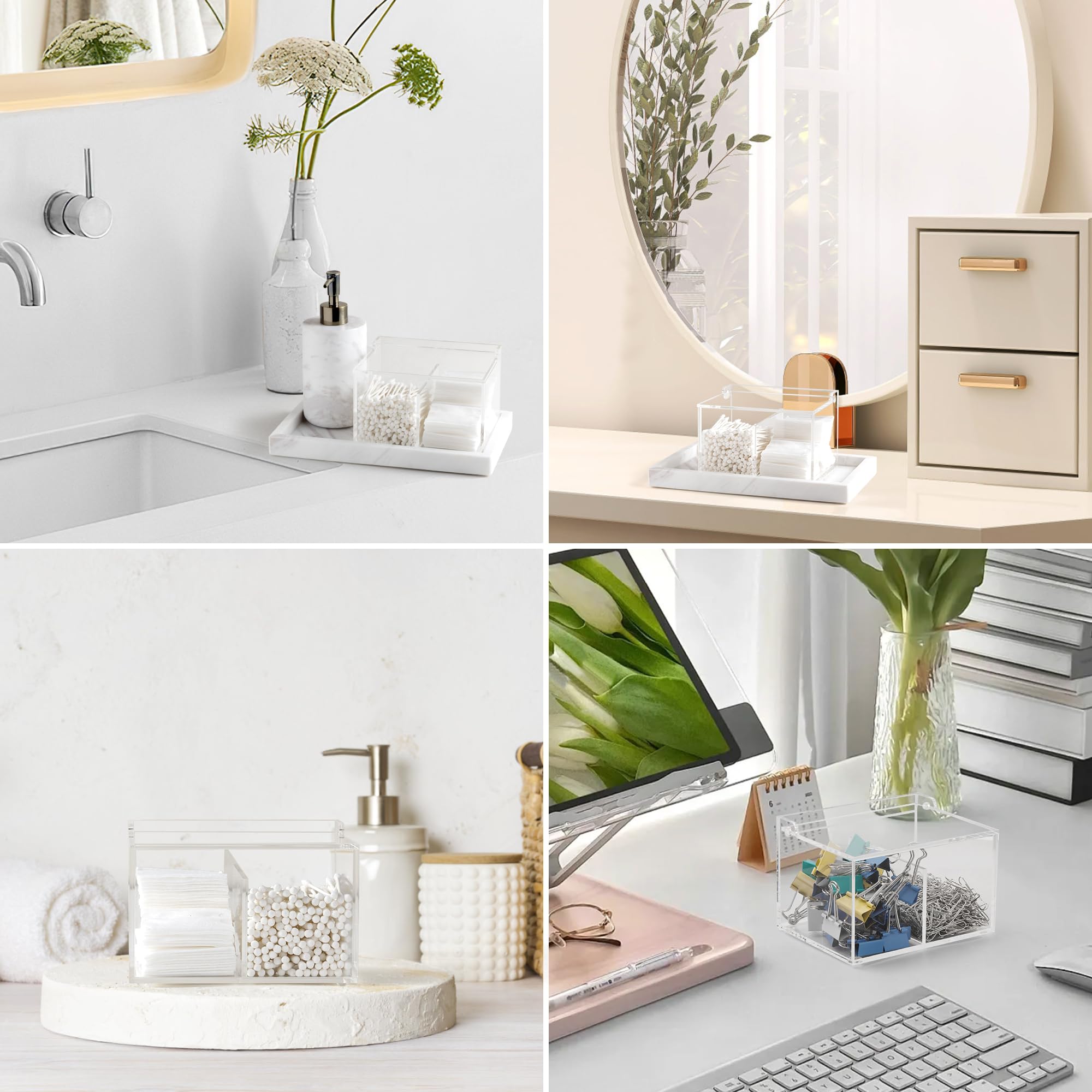Dealpoli compact vanity organizer fits small spaces