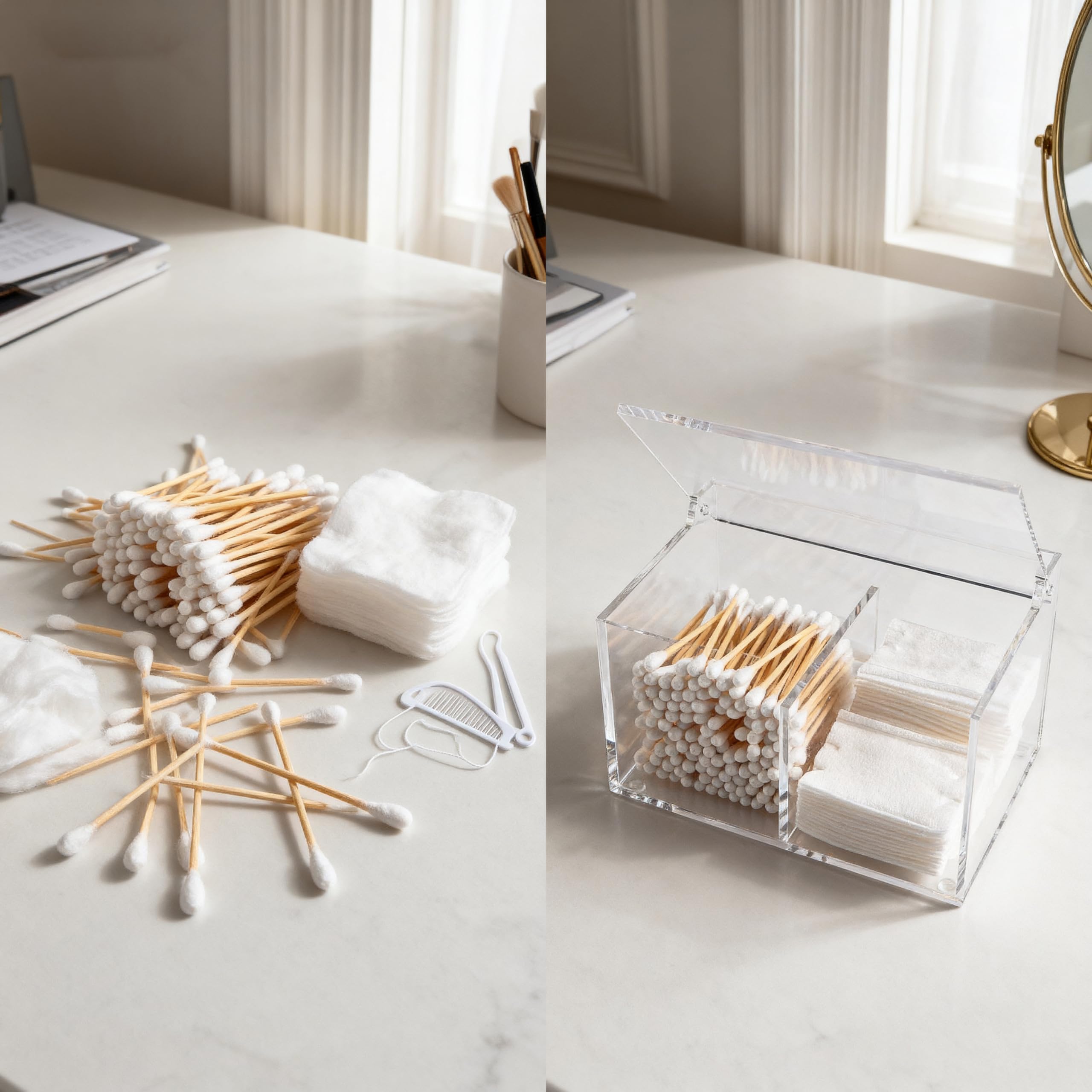 Dealpoli dustproof lid design keeps contents clean and protected