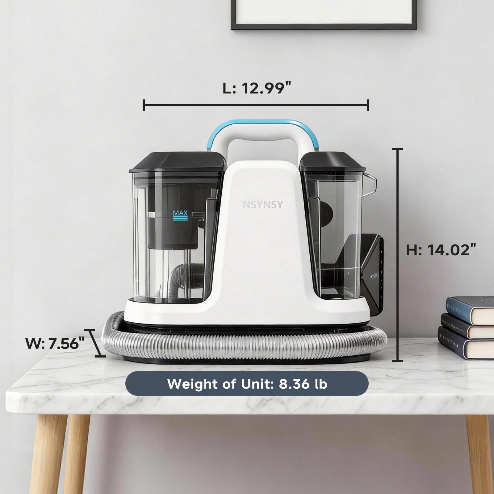 DEARBBEE deep-stain-removal-system captures set-in spills efficiently.