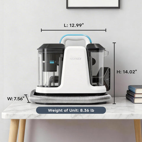 DEARBBEE deep-stain-removal-system captures set-in spills efficiently.