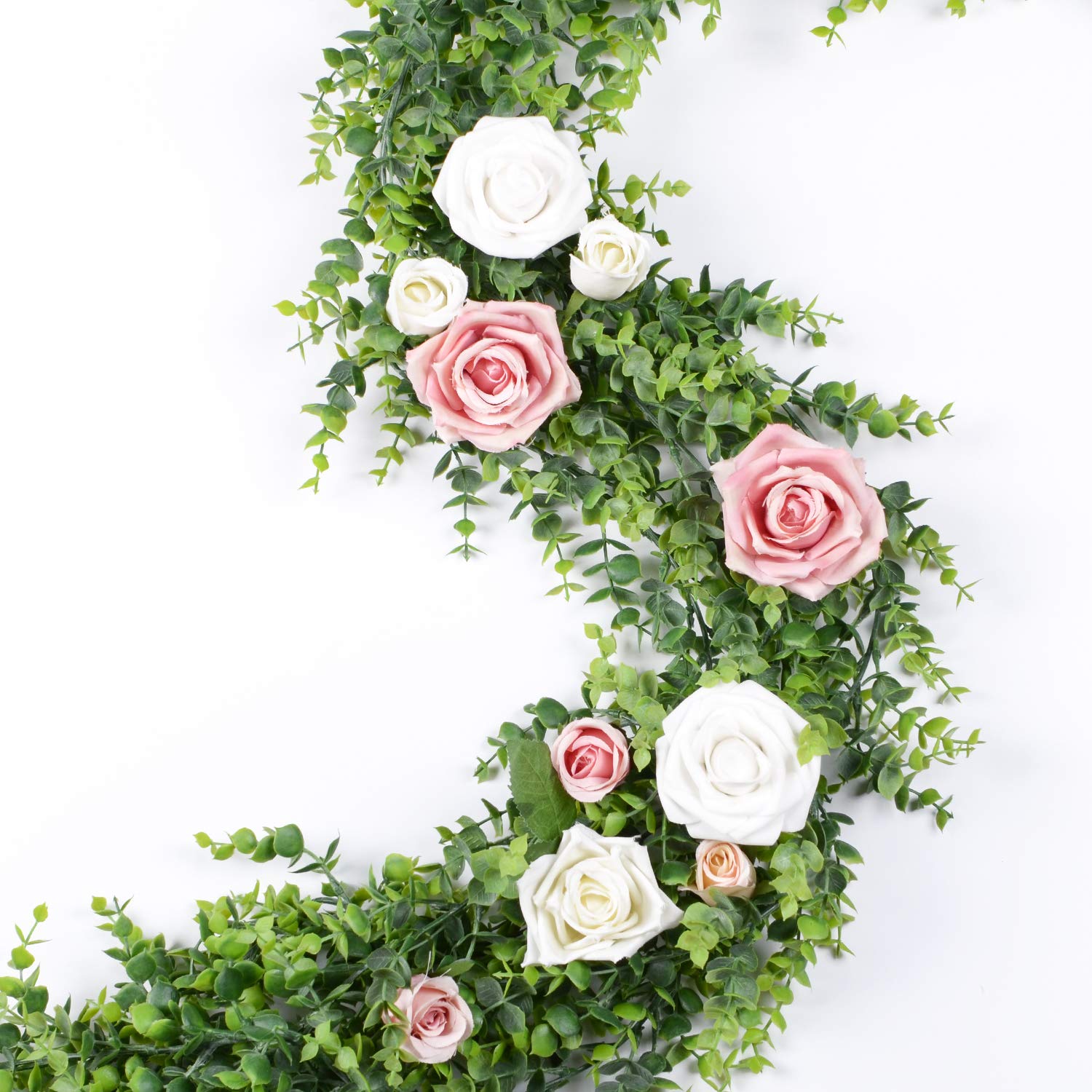 DearHouse eucalyptus garland adds greenery to walls and decor.