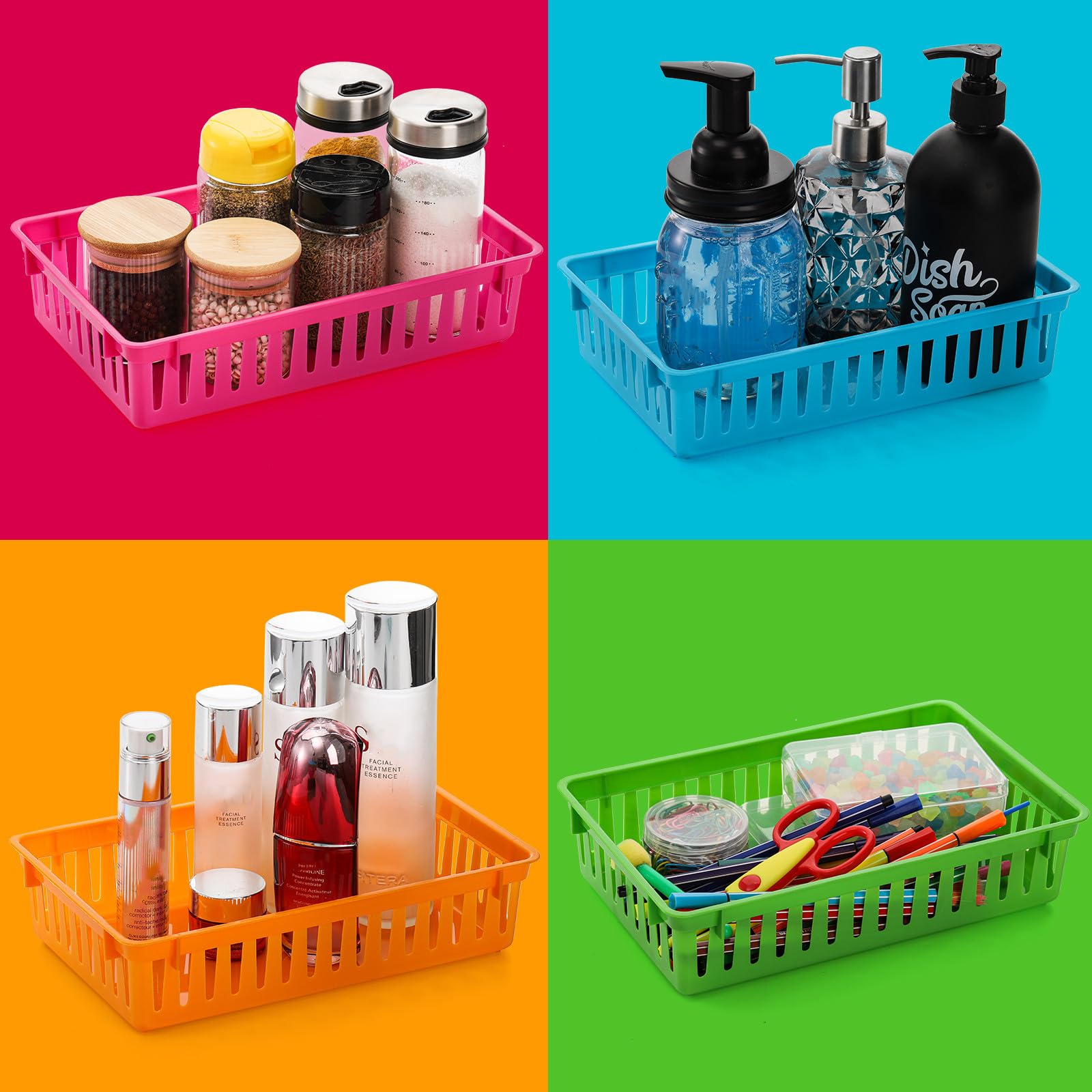 DEAYOU durable plastic organizers resist wear in classrooms and kitchens