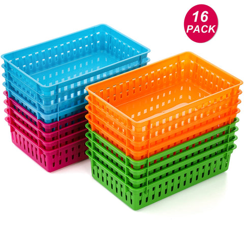 DEAYOU ventilated plastic baskets allow easy viewing of contents