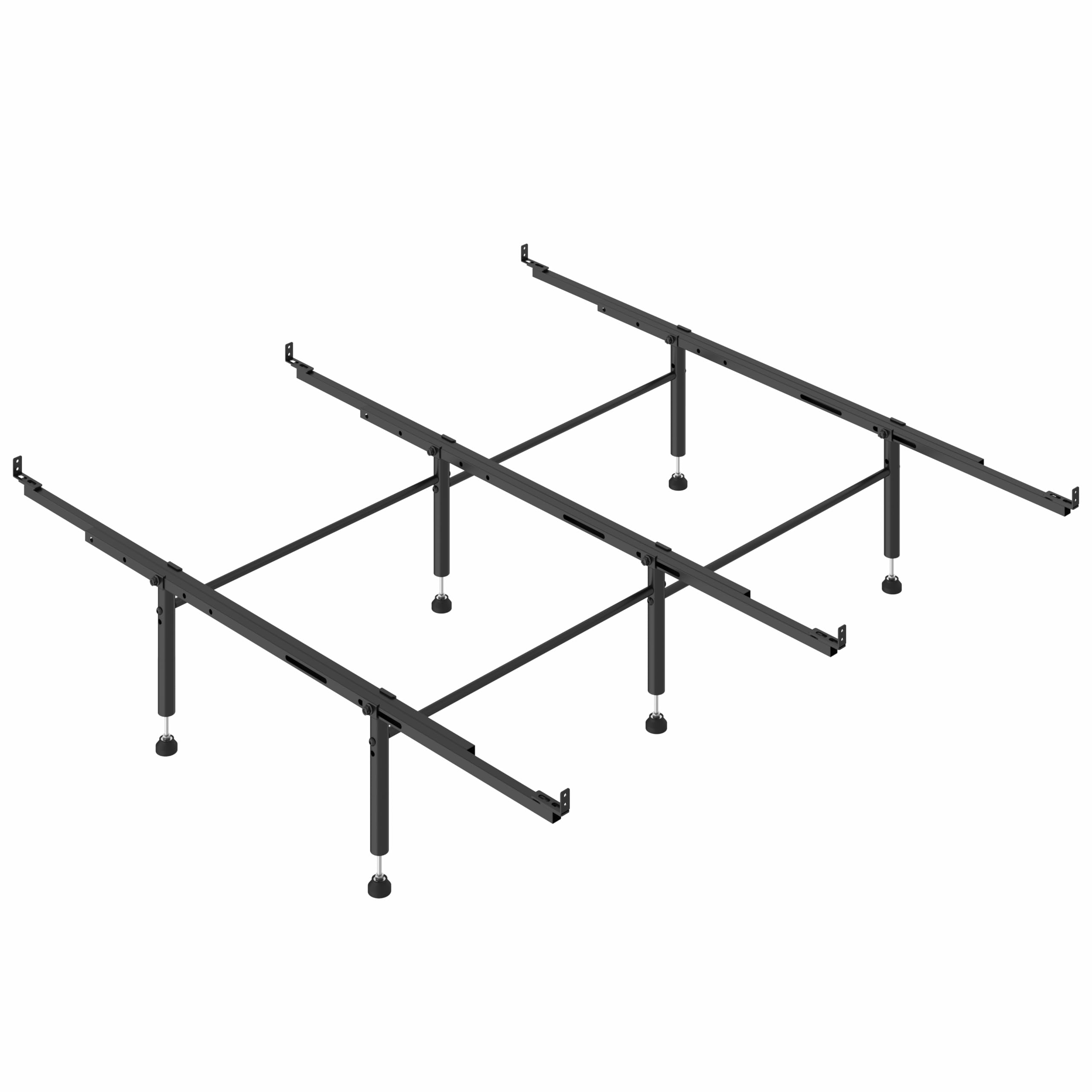 Debercu three cross rails provide stable center support for Full, Queen, or King beds.