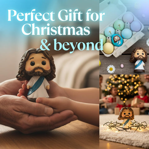 DECCED compact Jesus statue for shelf or altar elevates quiet devotional space.