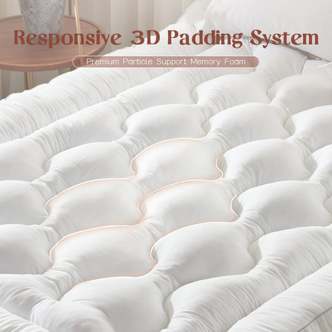 Decroom breathable memory foam core promotes airflow and cool rest.
