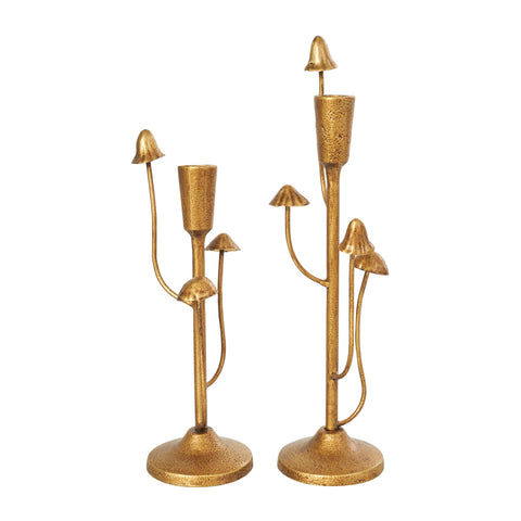 Elegant taper candle display by Deco 79 for a refined living room ambiance