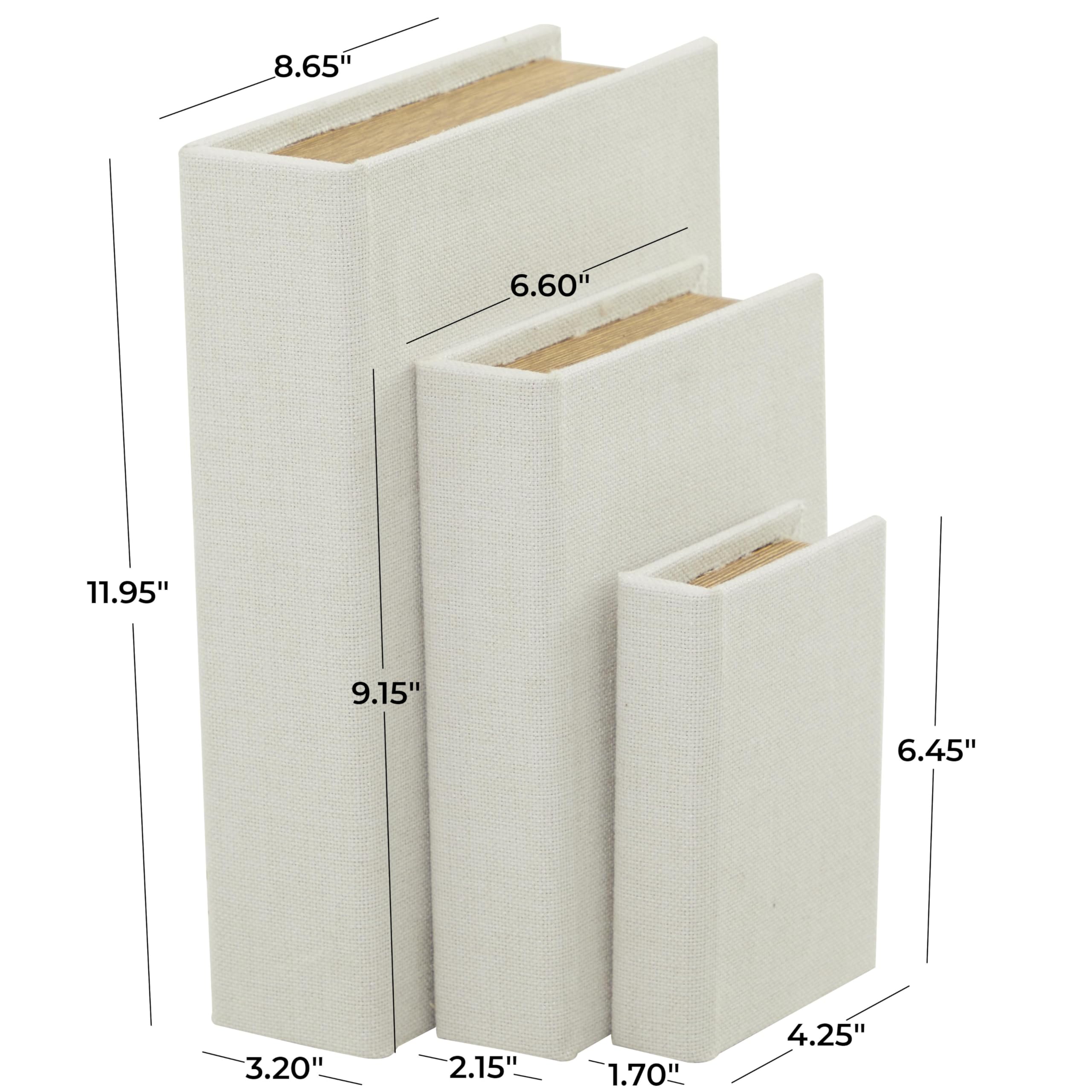 Deco 79 three-piece memory box set with hidden compartments for tidy spaces