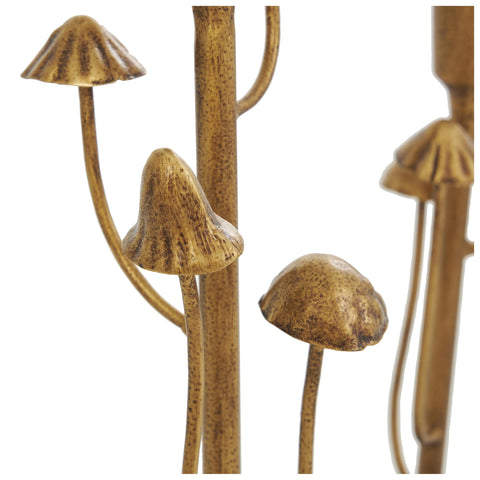 Two small candle bases from Deco 79 ideal for dining table centerpieces