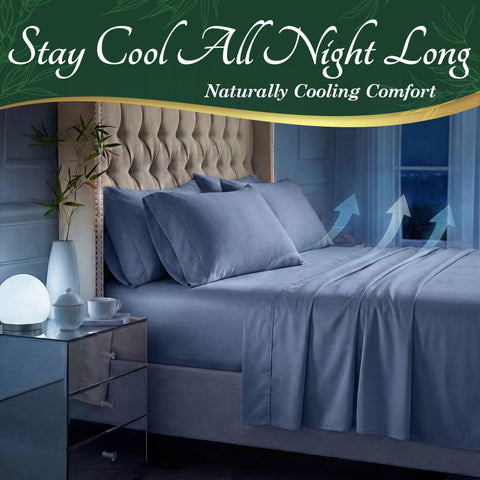 Decolure bamboo queen pillowcases provide silky-smooth comfort for restful nights.