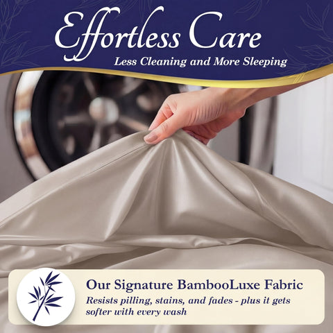 DECOLURE cooling bamboo sheets wick moisture and promote breathable sleep