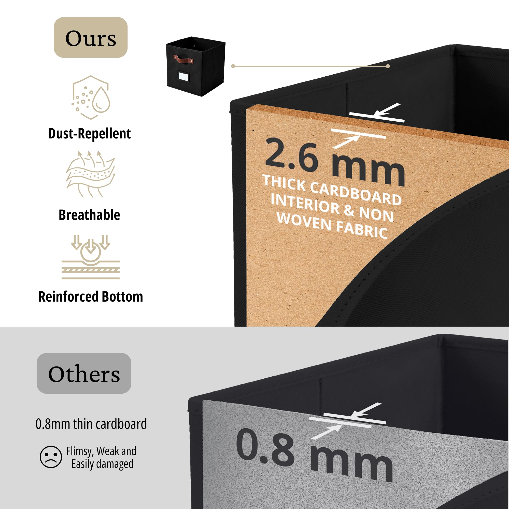 DECOMOMO six-pack on a shelf demonstrates compact, tidy organization