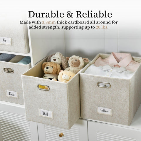 DECOMOMO collapsible storage bin showing flexible structure