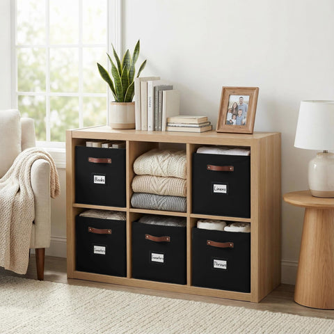 DECOMOMO storage cubes with side handles for easy transport