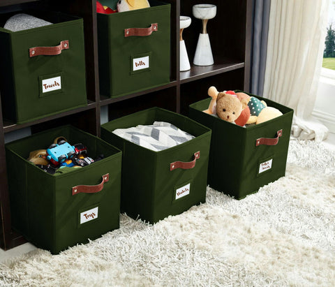 DECOMOMO cubes fit IKEA Kallax shelving system for neat storage.