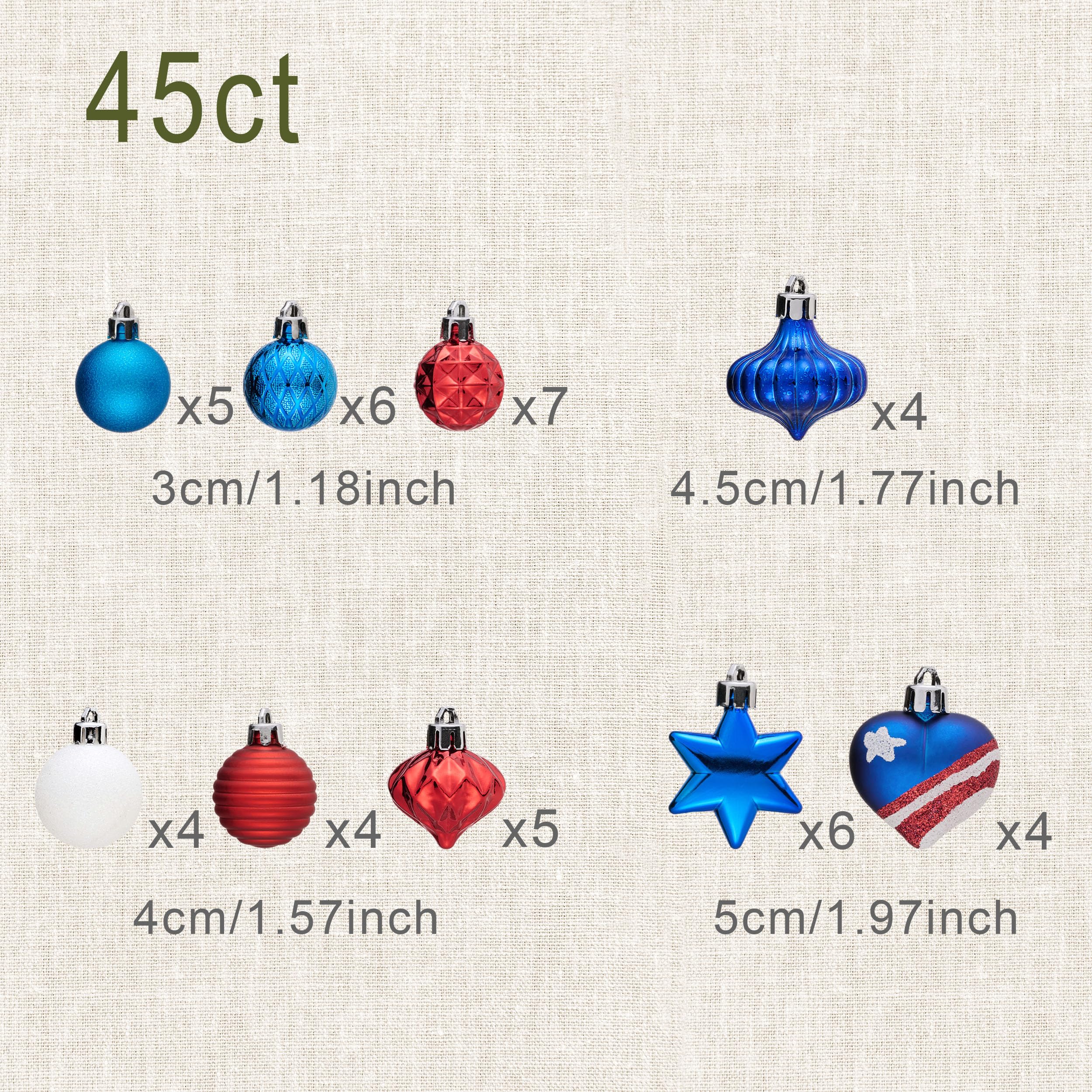 Decor by Hannah pre-threaded hanging string ornament for quick decorating.