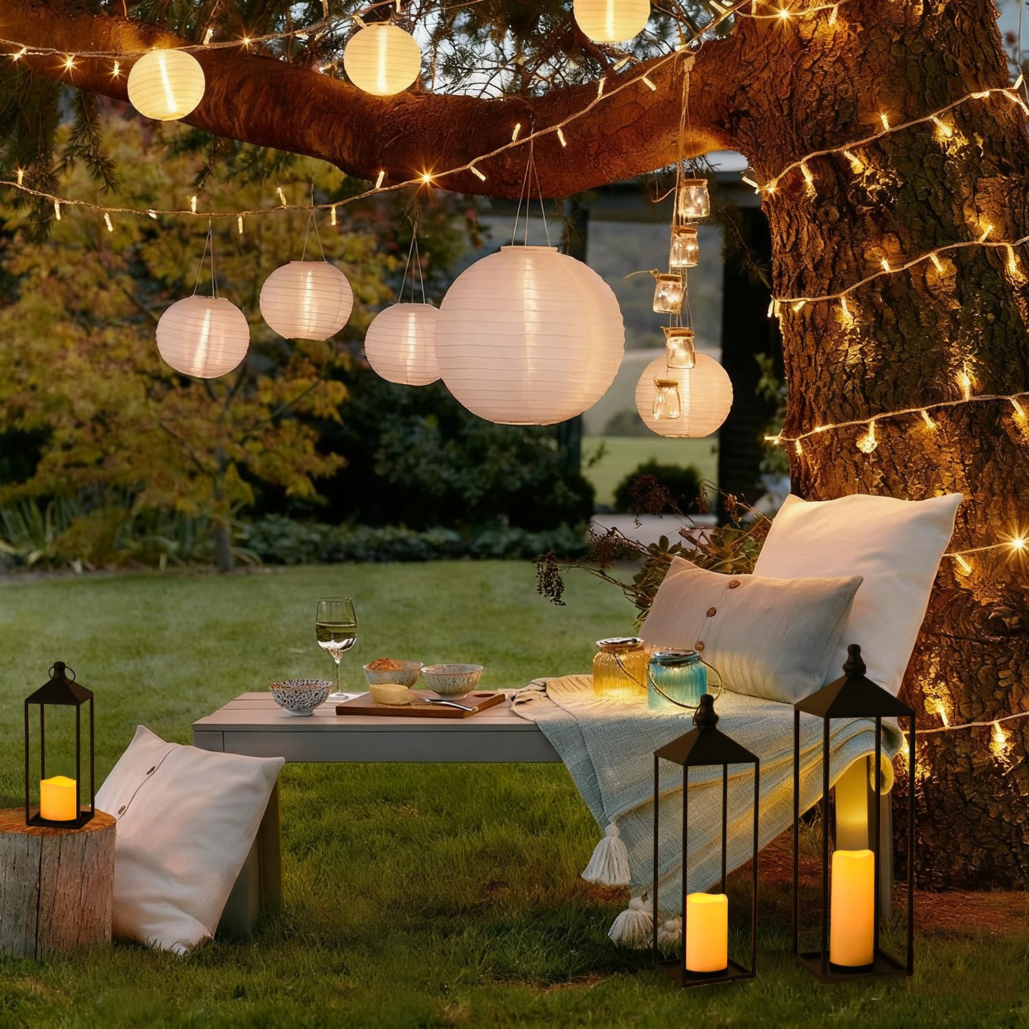 Decorkey LED lantern gift-ready scrollwork for tasteful home decor