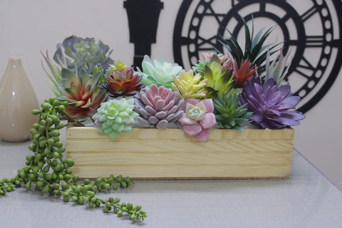 DECOROUS indoor decor on mantles or centerpieces with lifelike appeal.