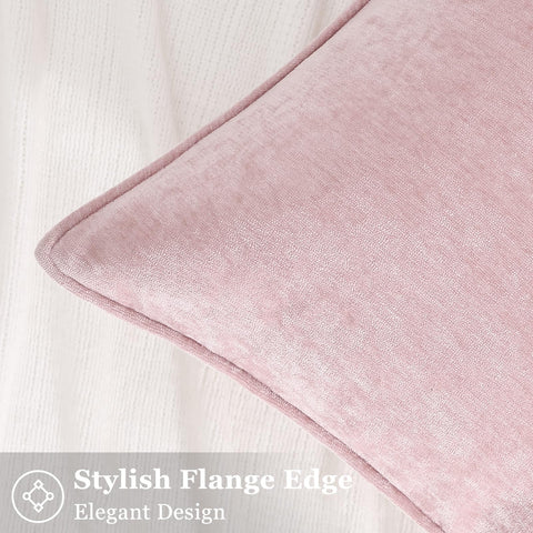 decorUhome chenille pillow cover feels plush and durable