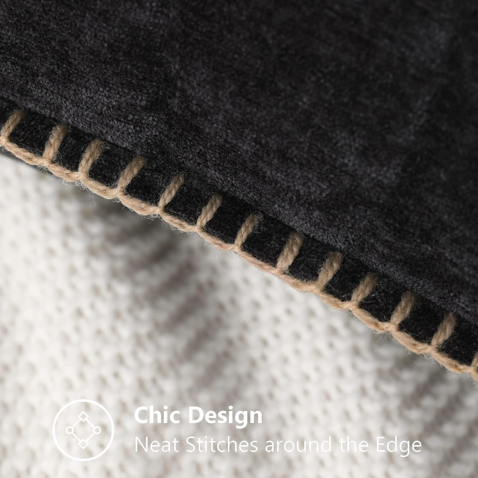 DecorUhome chenille close-up shows soft pile and rich texture.
