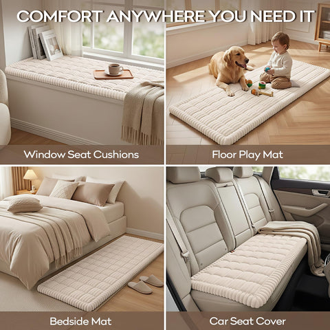 decoruhome couch cover safe on leather and fabric with breathable material.