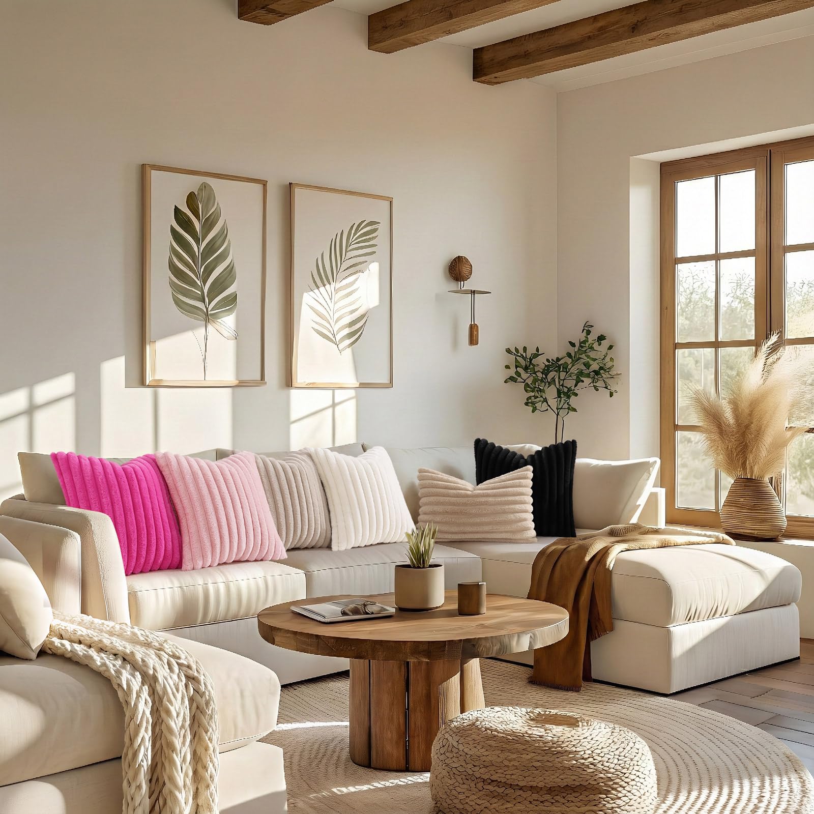 decorUhome hidden zipper detail keeps a clean look during cushion changes.