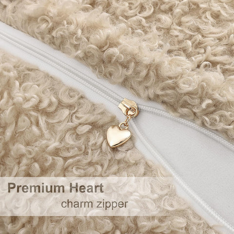 decorUhome decorative pillow cover in oatmeal complements natural decor.