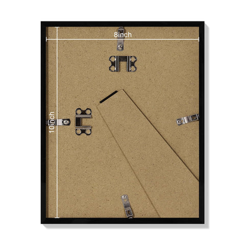 decorUhome black frames add a sleek, versatile look.
