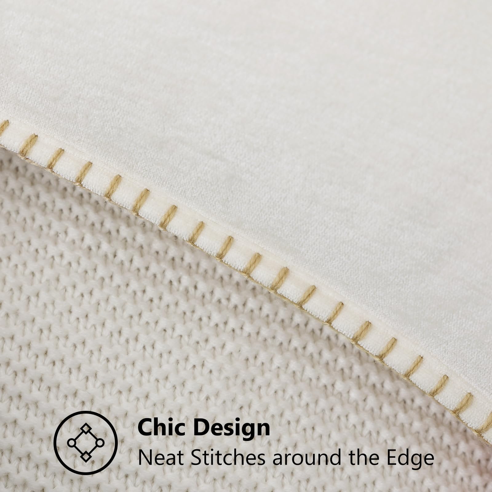 decorUhome hidden-zipper pillow cover offers clean lines and easy removal.