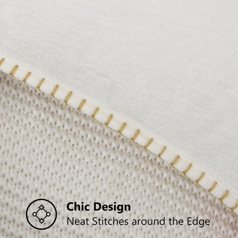 decorUhome hidden-zipper pillow cover offers clean lines and easy removal.