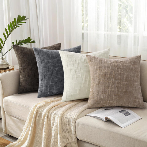 decorUhome chenille pillow cover elevates living room style