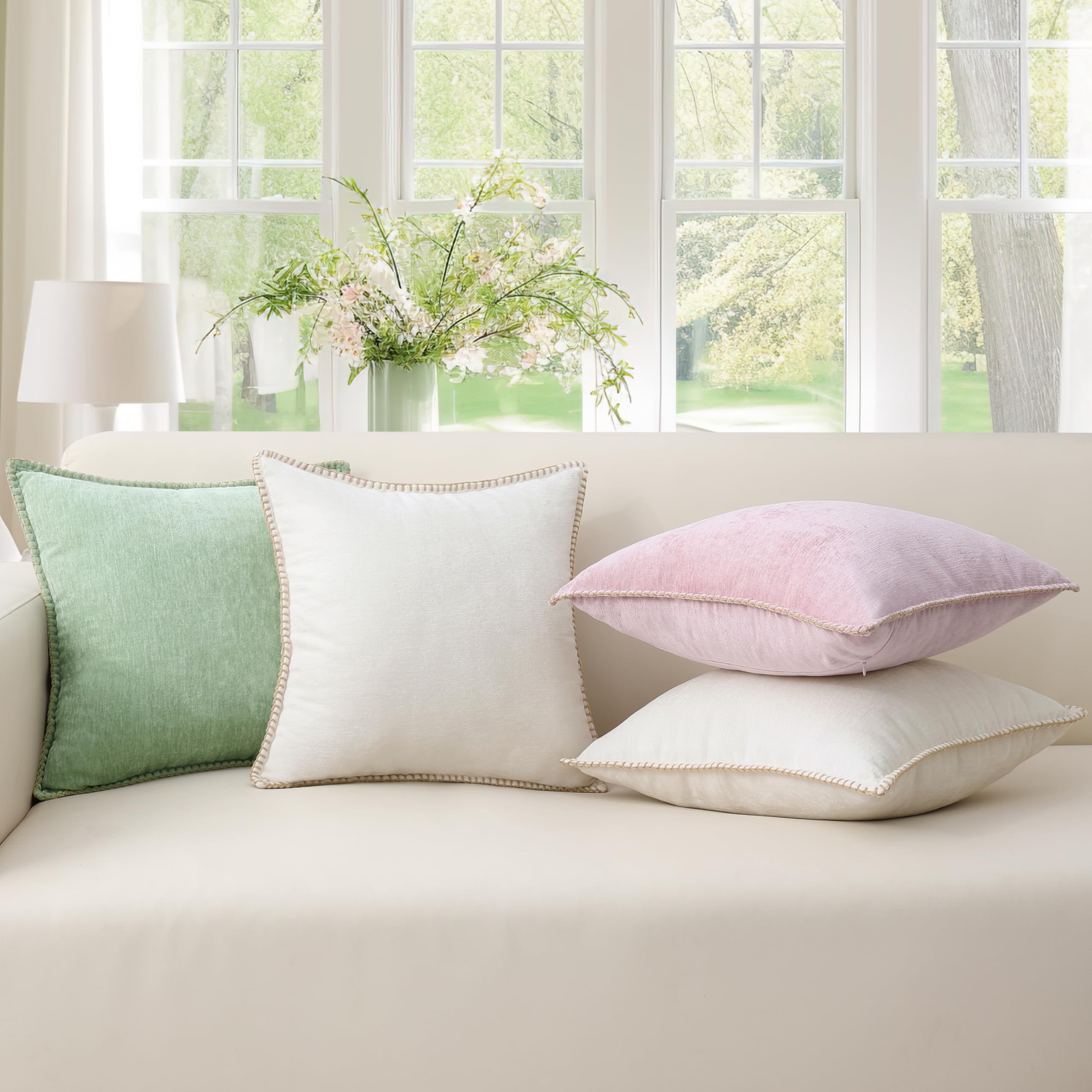 DecorUhome Machine-washable care in gentle cycle for busy homes