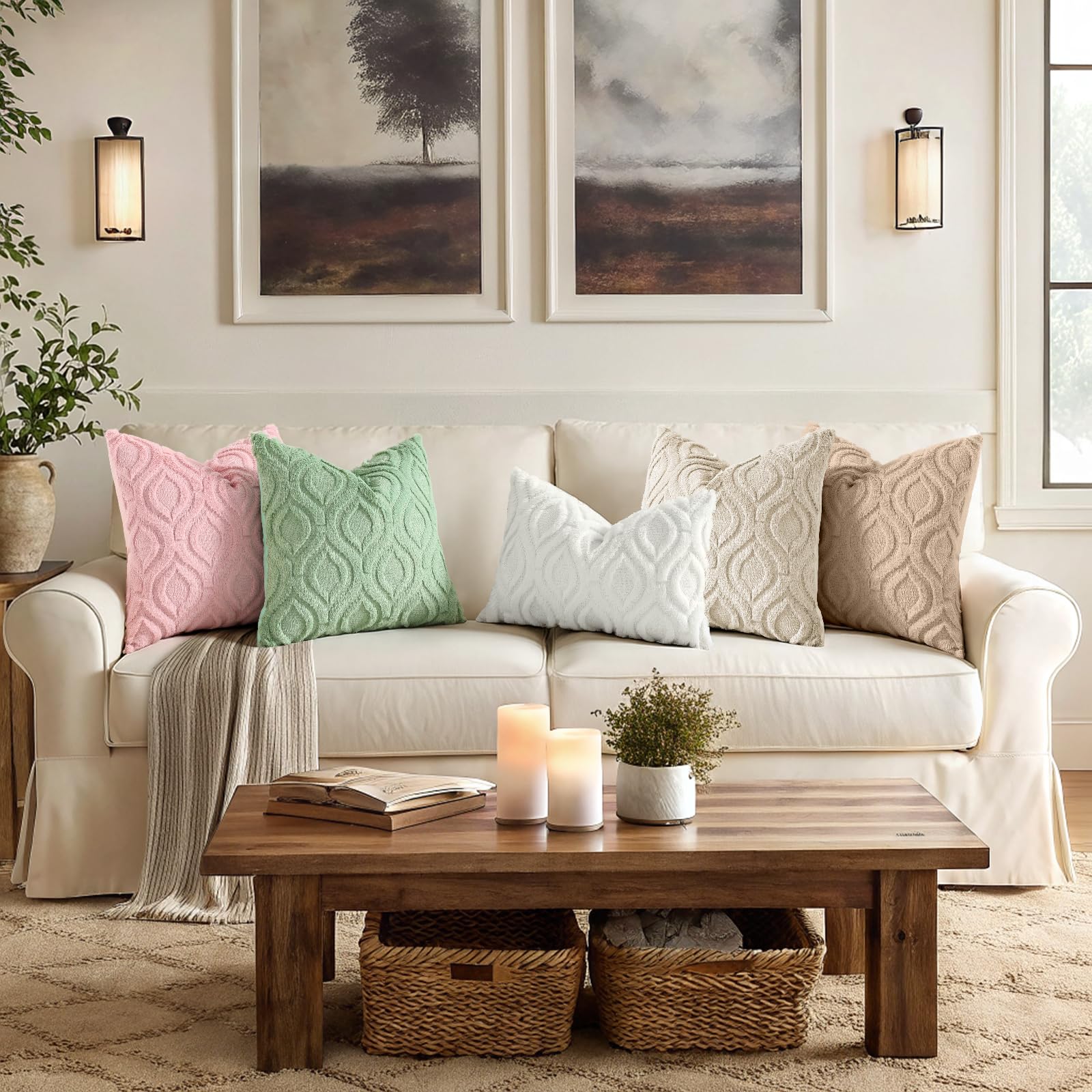 decorUhome two-pack pillow covers shown as a set for easy refresh