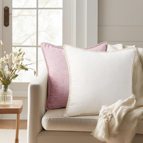 decorUhome soft chenille adds warmth to bedroom decor.