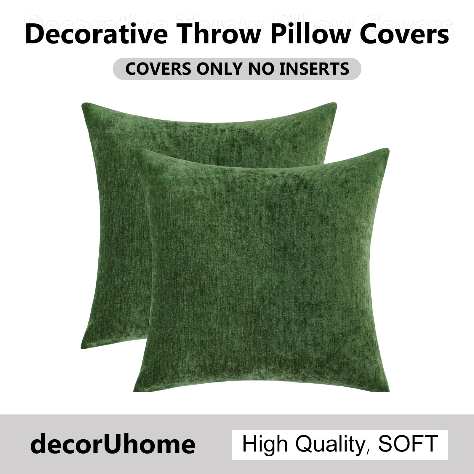 decoruhome moss green pillow cover complements neutral decor
