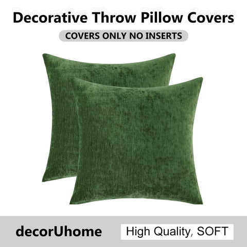 decoruhome moss green pillow cover complements neutral decor