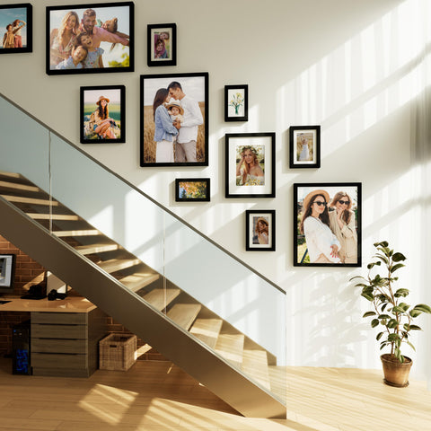 decorUhome frame uses clear plexiglass for crystal-clear visibility.