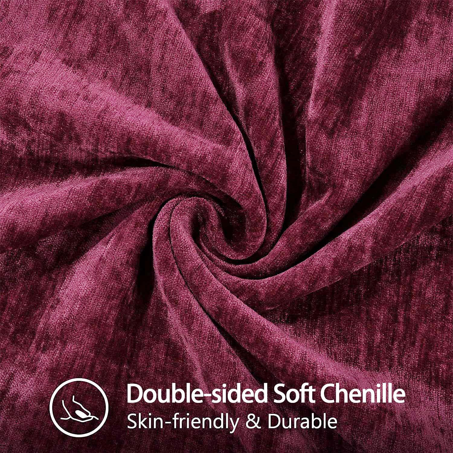 decorUhome Rhododendron hidden zipper creates a seamless, uninterrupted look.