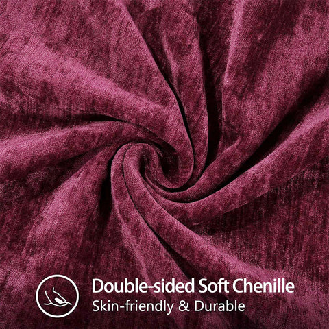 decorUhome Rhododendron hidden zipper creates a seamless, uninterrupted look.