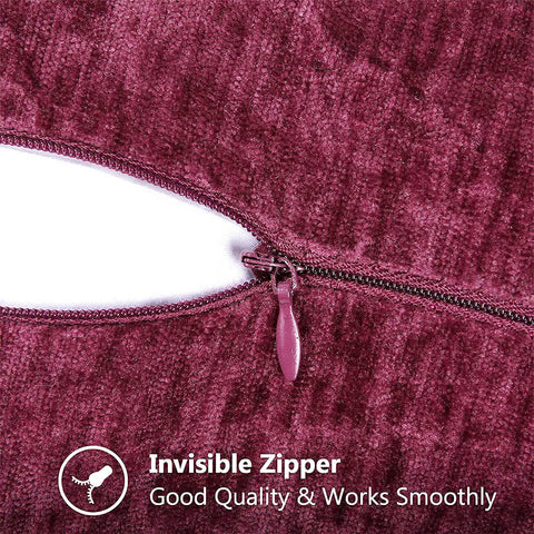 decorUhome Rhododendron pillow cover shown on a sofa for stylish comfort.