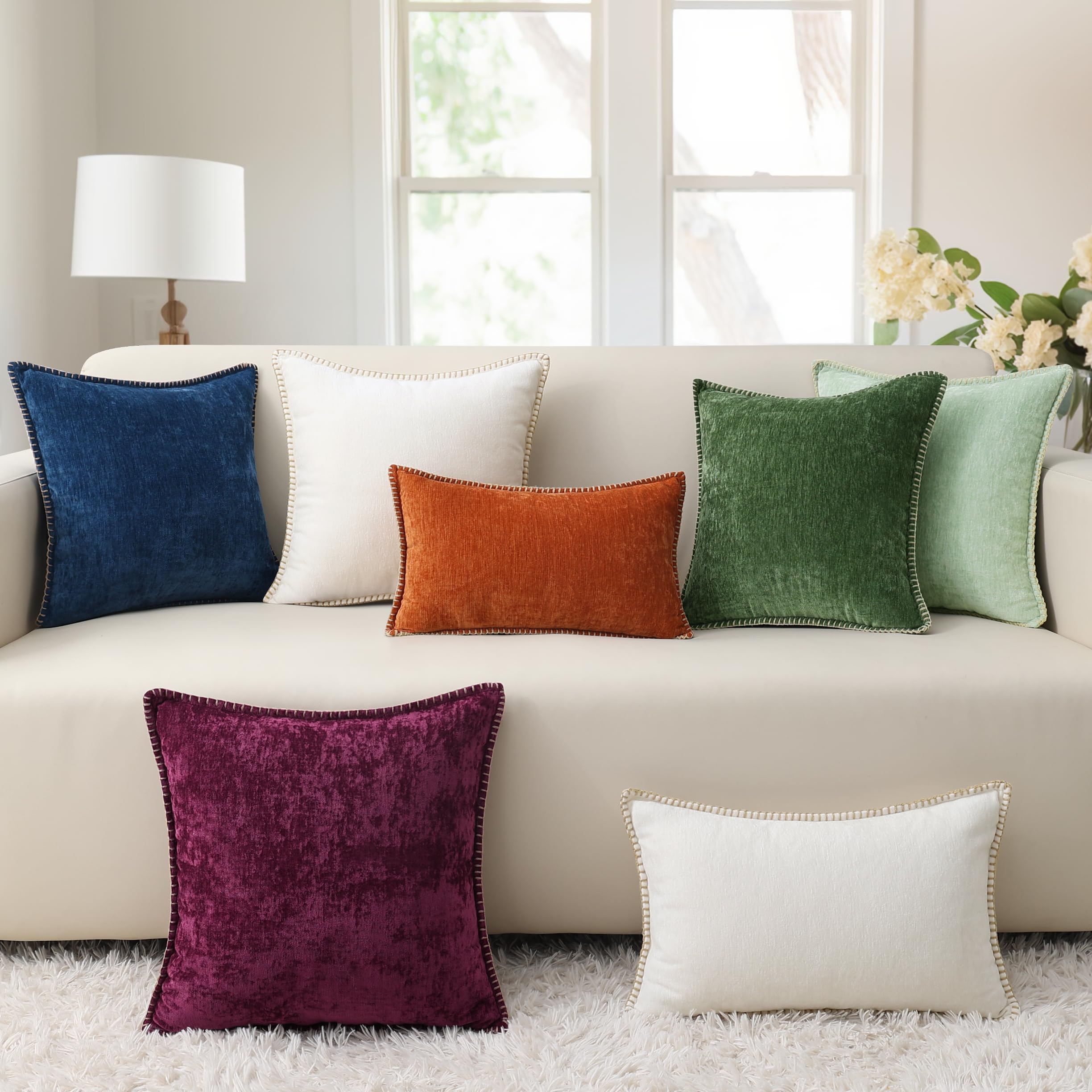 decorUhome set of 2 pack Poseidon pillow covers for versatile decor.