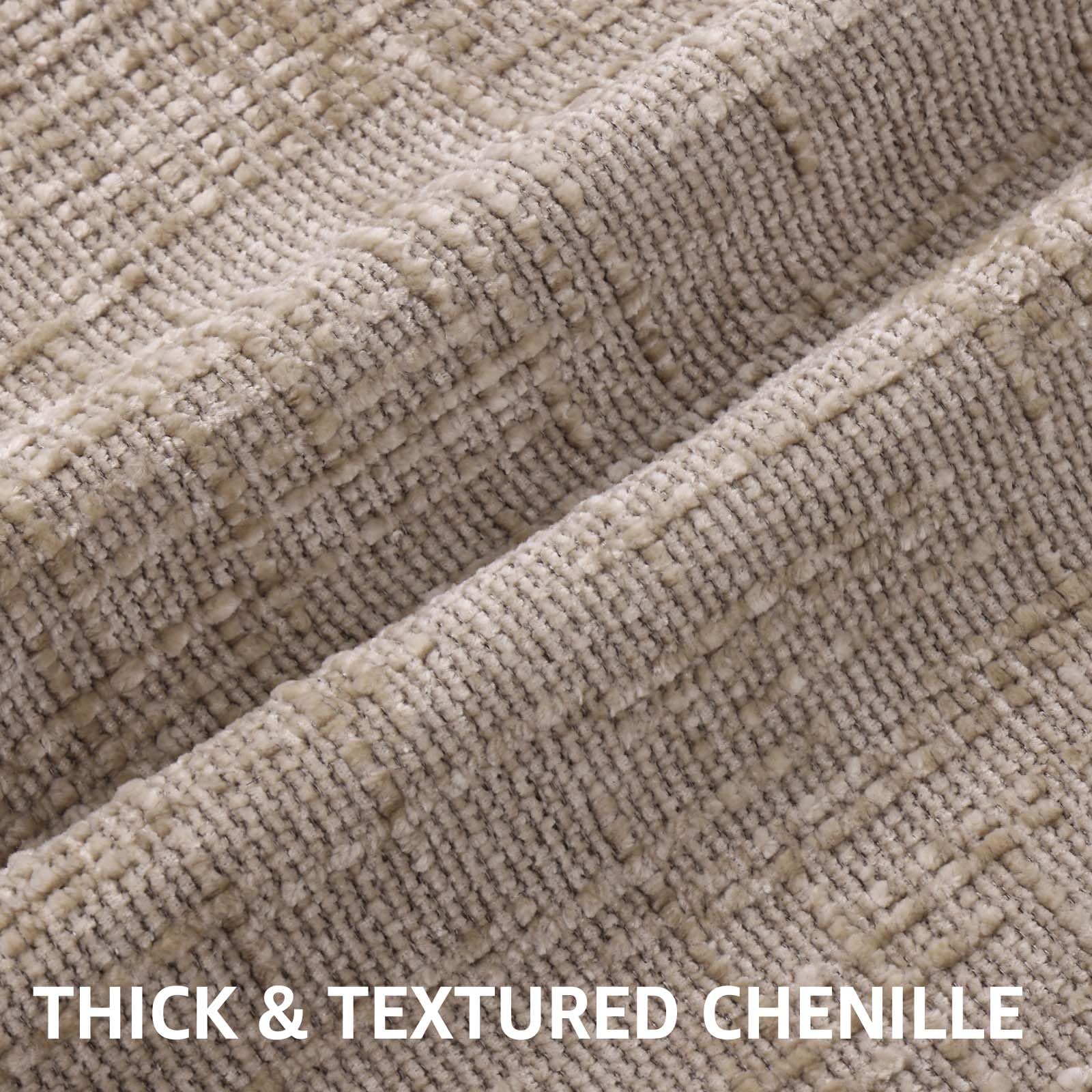 decorUhome slubby texture closeup shows depth and subtle sheen