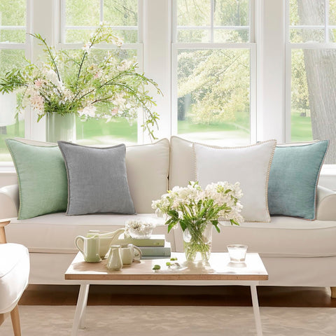 decorUhome 20x20 pillow cover is machine washable for easy care and longevity.
