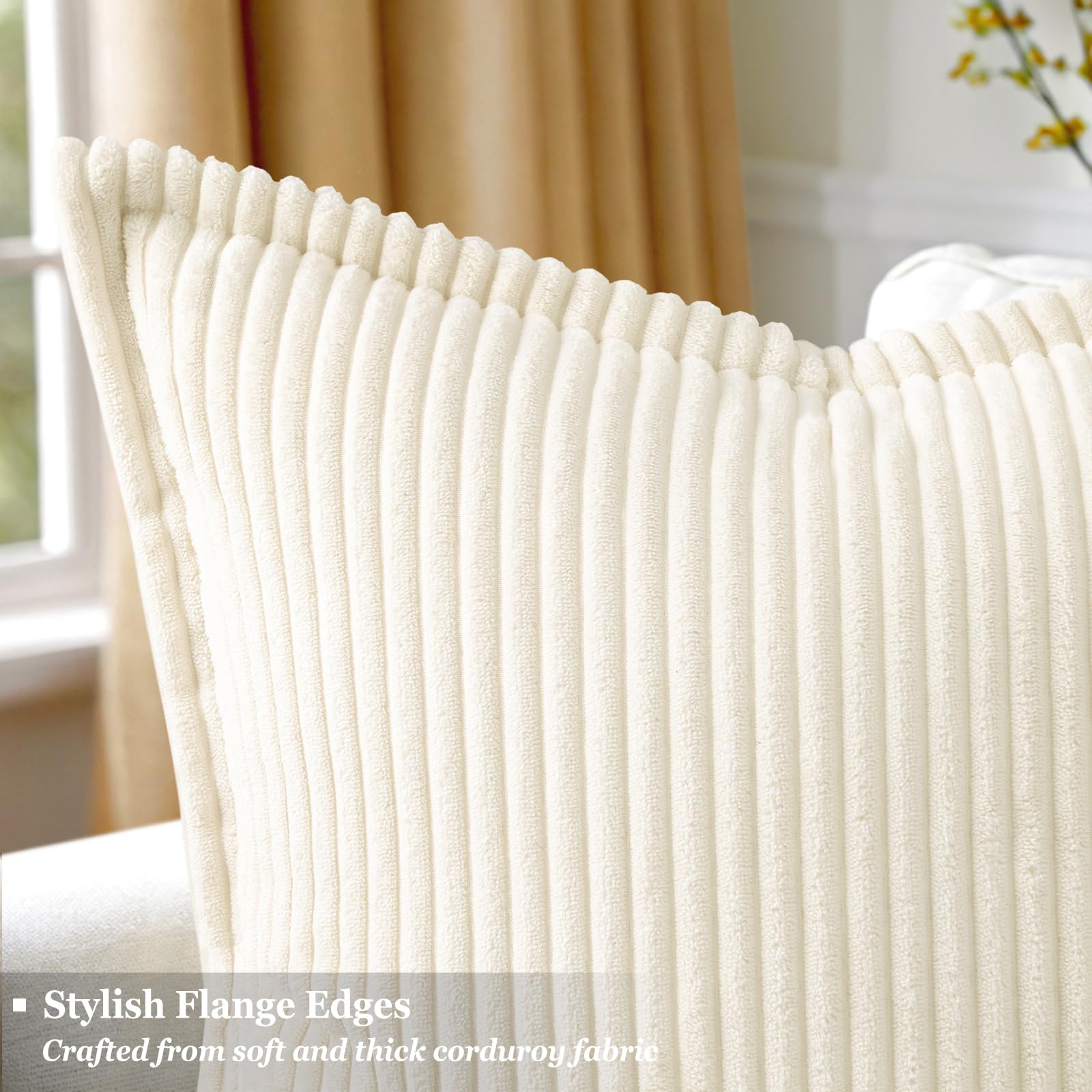 decorUhome flange edges deliver a refined, stylish look