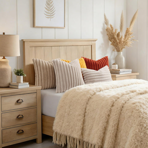 decorUhome mustard-yellow color shifts with lighting for dynamic looks.