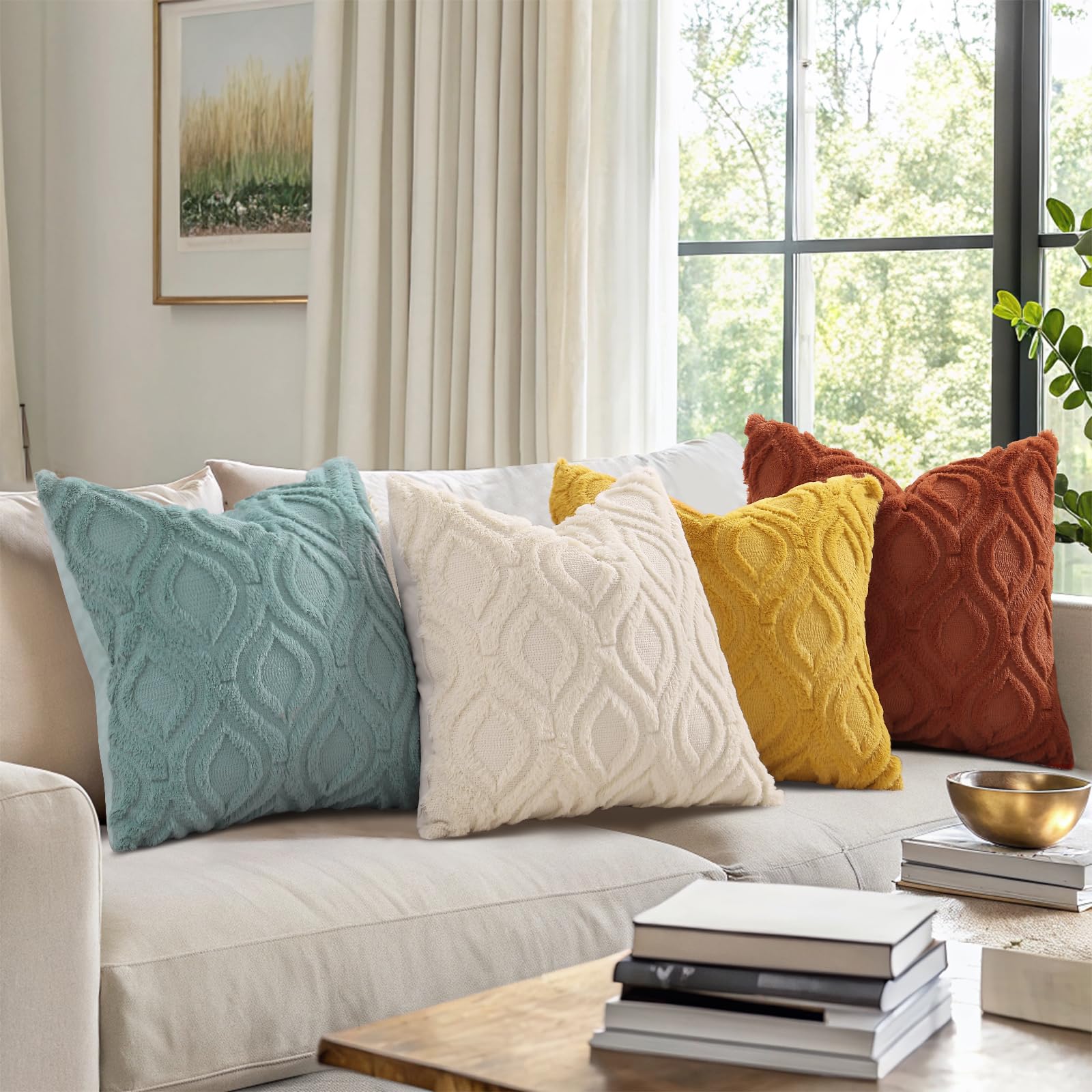 decorUhome velvet reverse offers soft underside against skin for lounging.